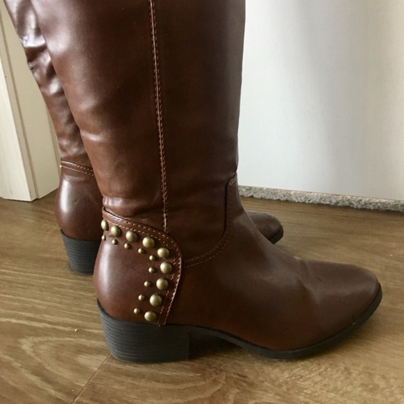 Kohl's Shoes Kohls Brown Riding Boots Poshmark